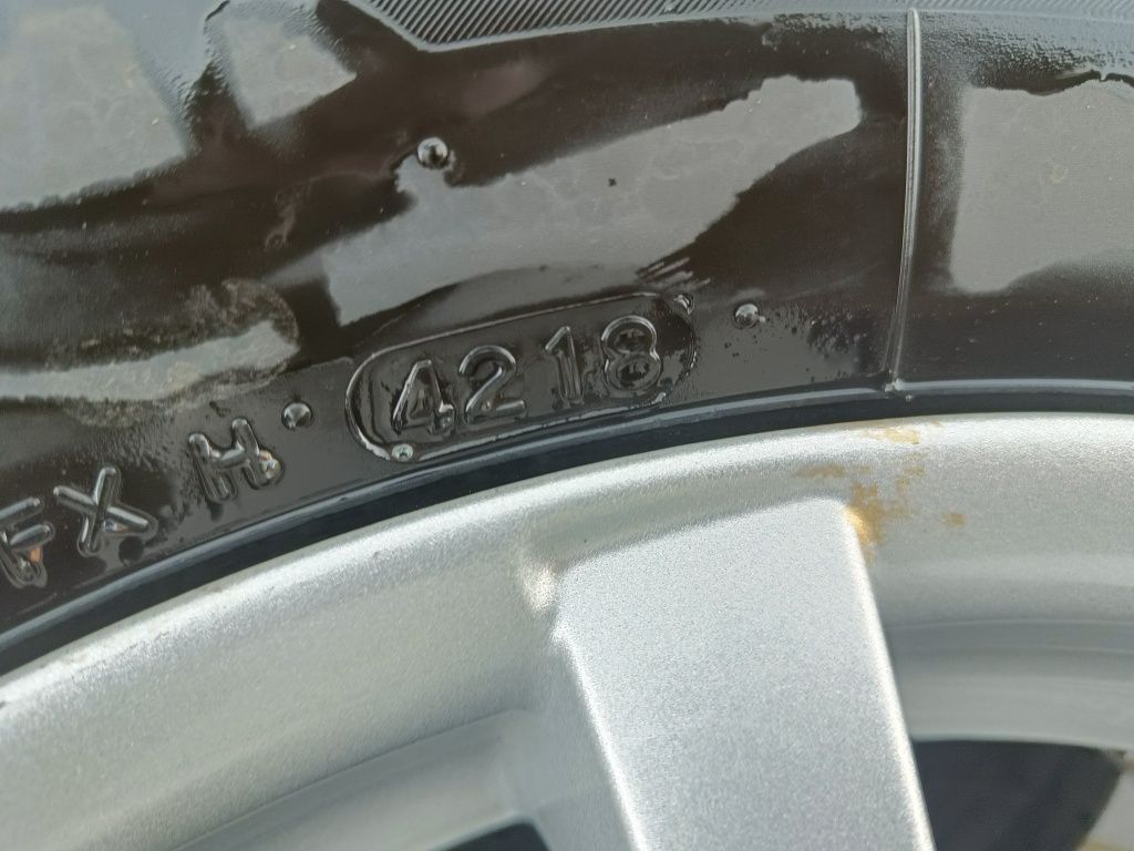 Felgi17 5*114,3 Mazda CX czujniki opona zima 7mm 2018r kpl