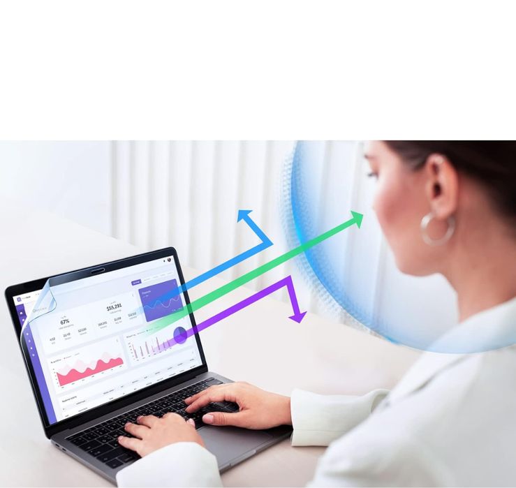 Ochrona Ekranu dla MacBook Pro 13" Air 13" Filtr Niebieskiego Światła