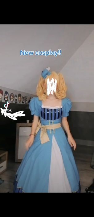 Cały cosplay Elizabeth Midford stan idealny