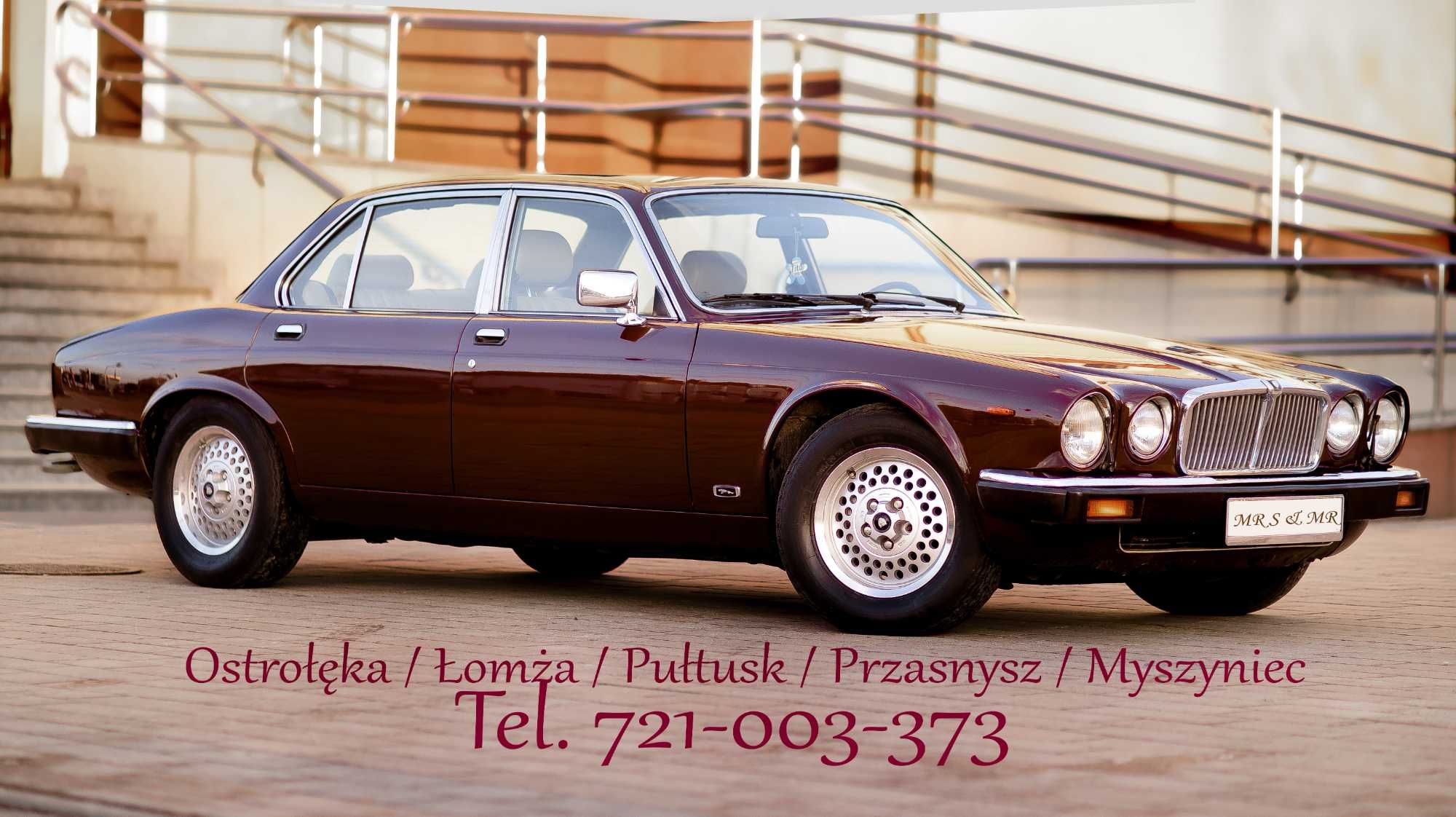 Pięknym bordowym Jaguarem XJ 1983 zawiozę do Ślubu!