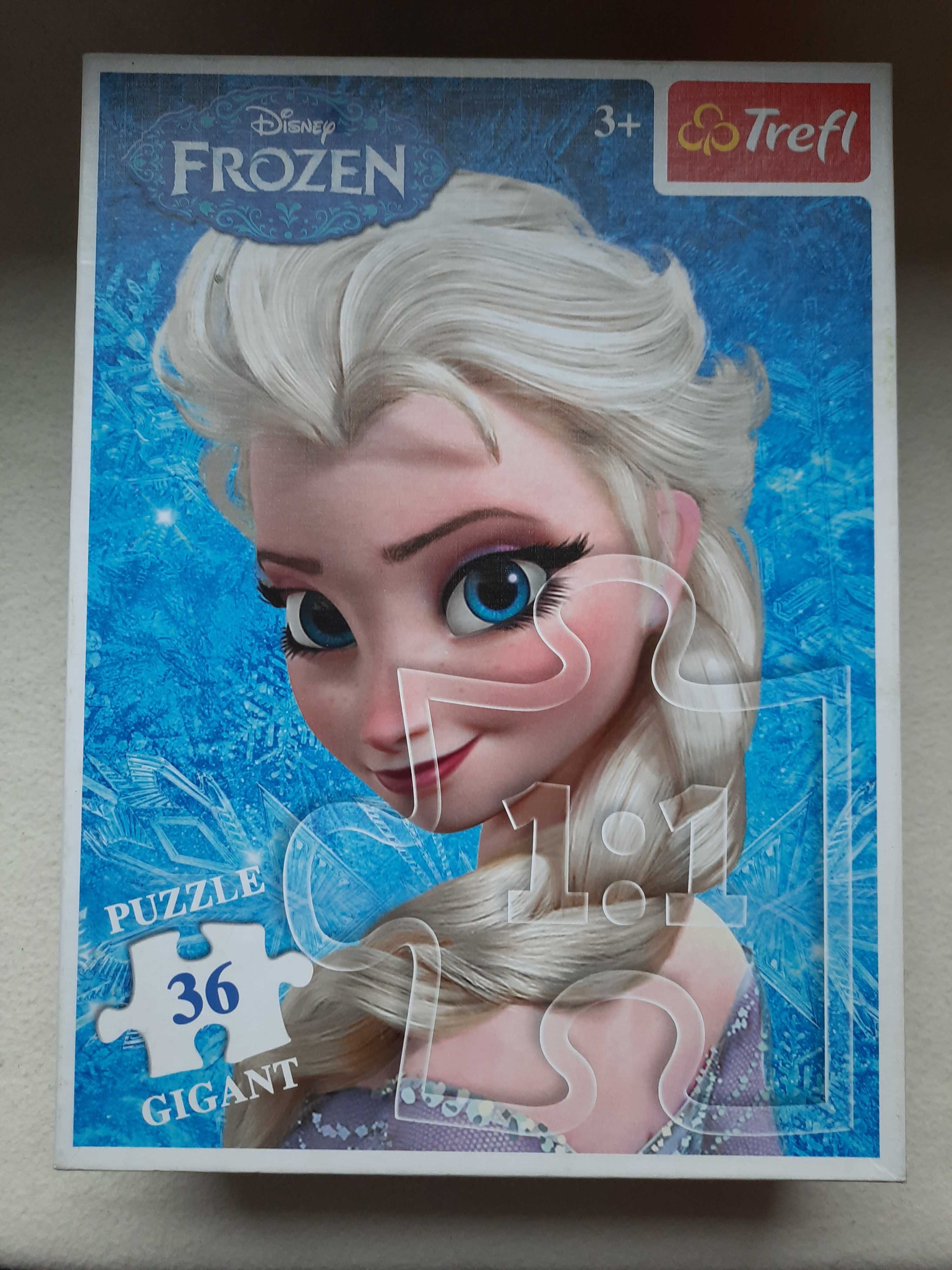 Kraina Lodu Frozen Puzzle Gigant 3+ 36 el. Trefl