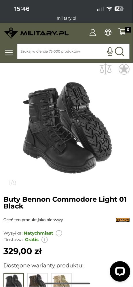 Buty Bennon Commodore Light 01 Black