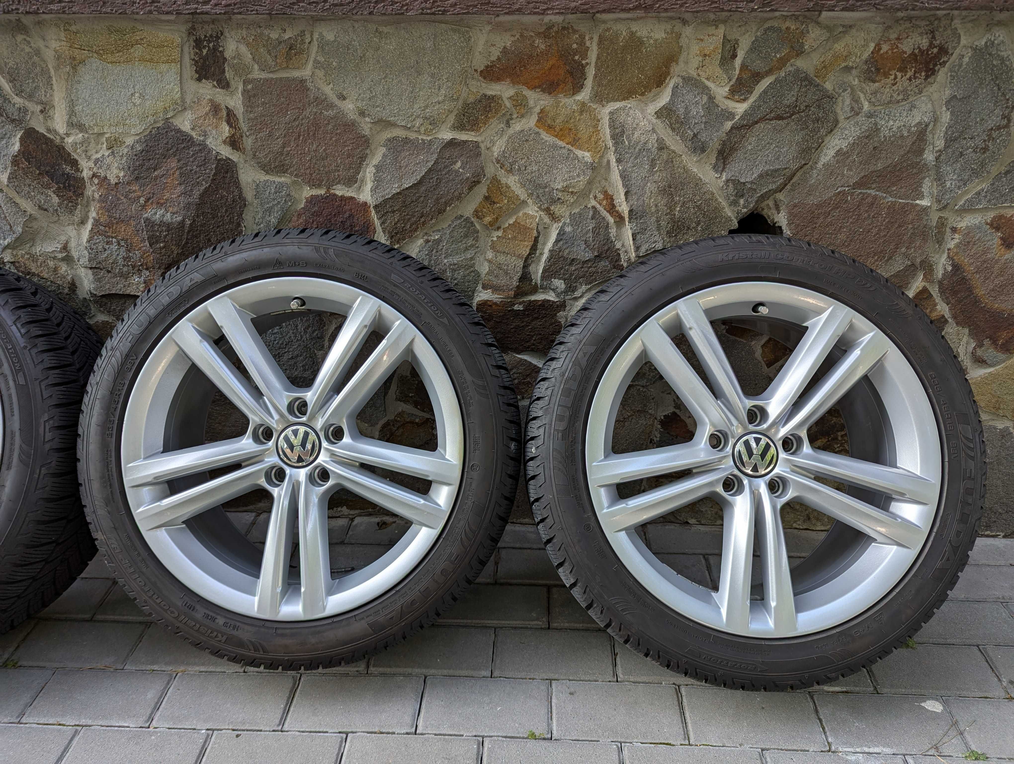 Оригінальні диски Passat 8Jx18H2 ET48 5x112 + Fulda 235/45 R18 1шт