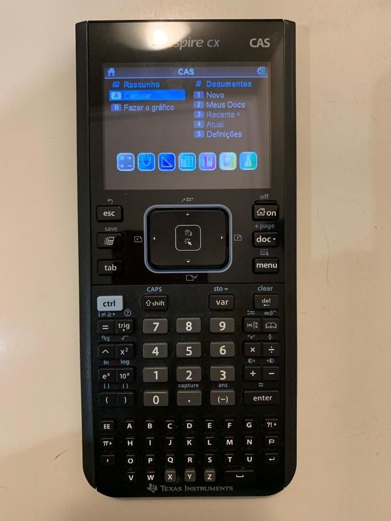 Máquina calculadora Texas TI-nspire cx CAS