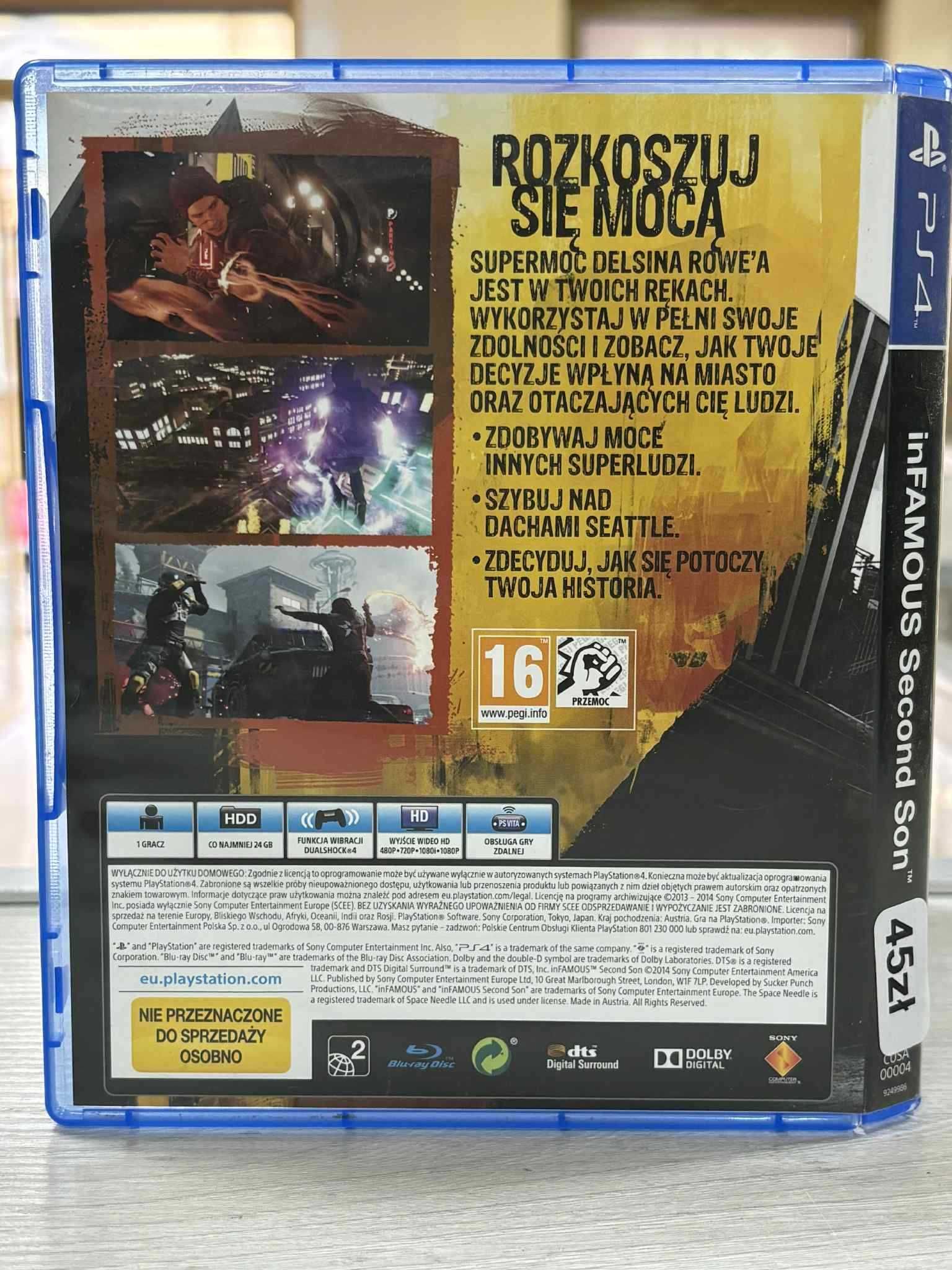 Ps4 inFAMOUS Second Son