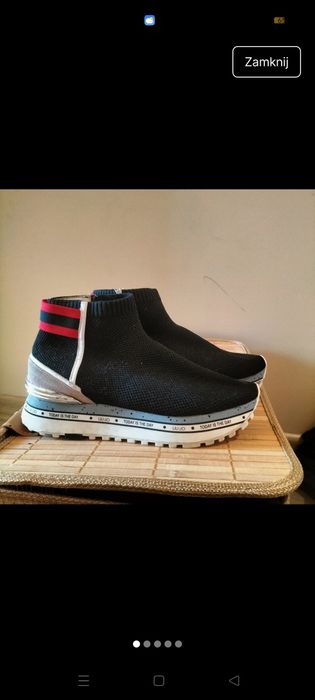 Oryginalne buty wsuwane adidasy Liu jo 37