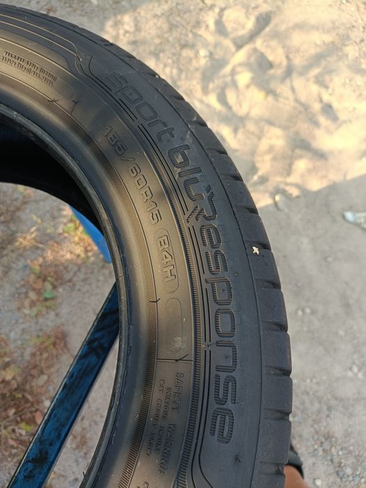 C08, 185/60r15 Dunlop Sport Blu Response z 2016r 6.8mm