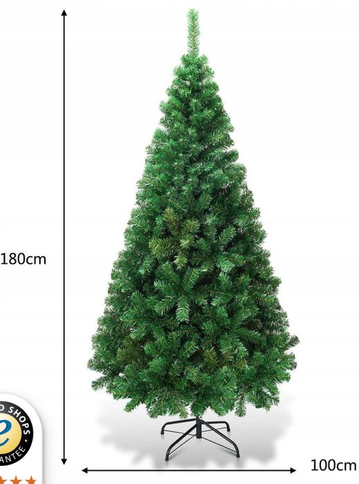Sztuczna choinka sosna ze stojakiem 180cm