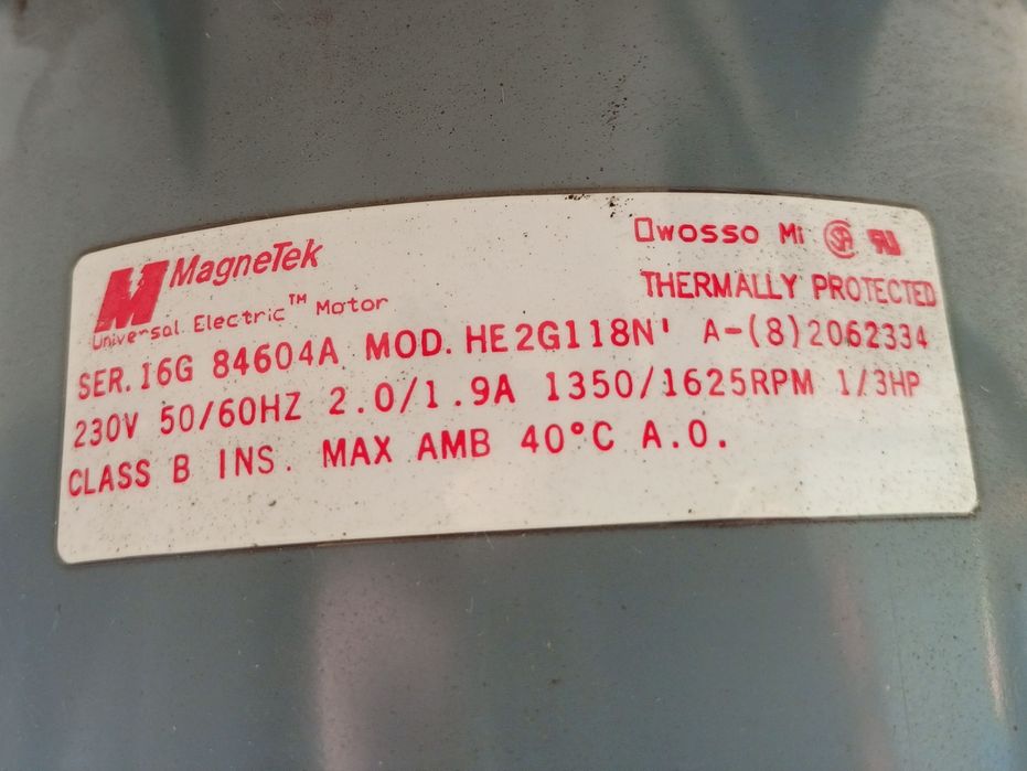 Silnik elektryczny Magnetek he2g118n