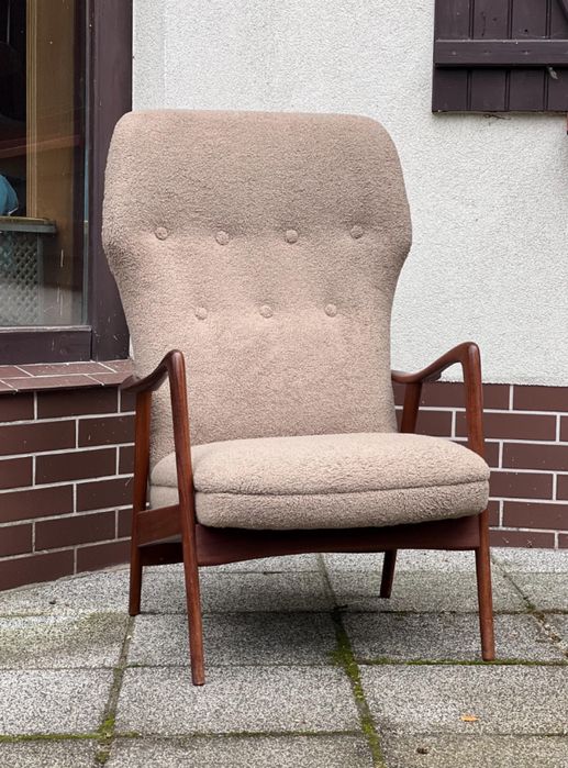 Fotel z odchylanym oparciem A. Lande dla Stokke Fabrikker