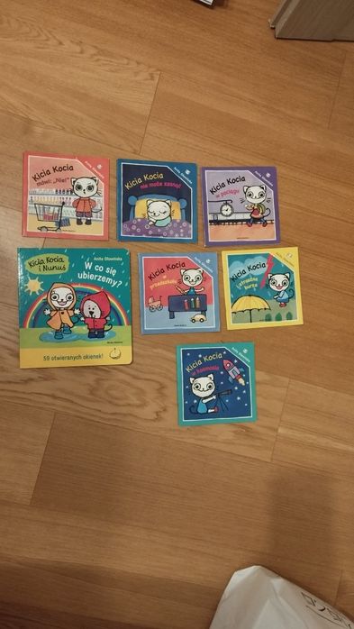 Zestaw książeczek Kicia Kocia 7 szt.