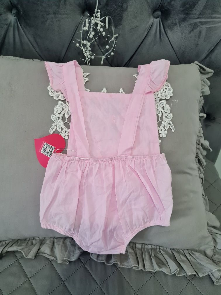 Body Rampers Dla Dziewczynki Różowy 1- 3 miesiące Nowy Baby Girls