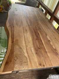 Stół drewniany ośmio osobowy