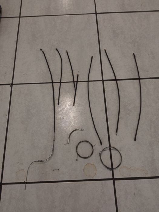 Cabos e bichas de bicicleta