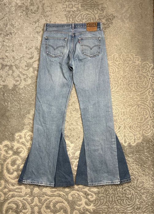 Wyjątkowe Spodnie Levi’s 501 Engineered Japan Szerokie Jeansy Vintage