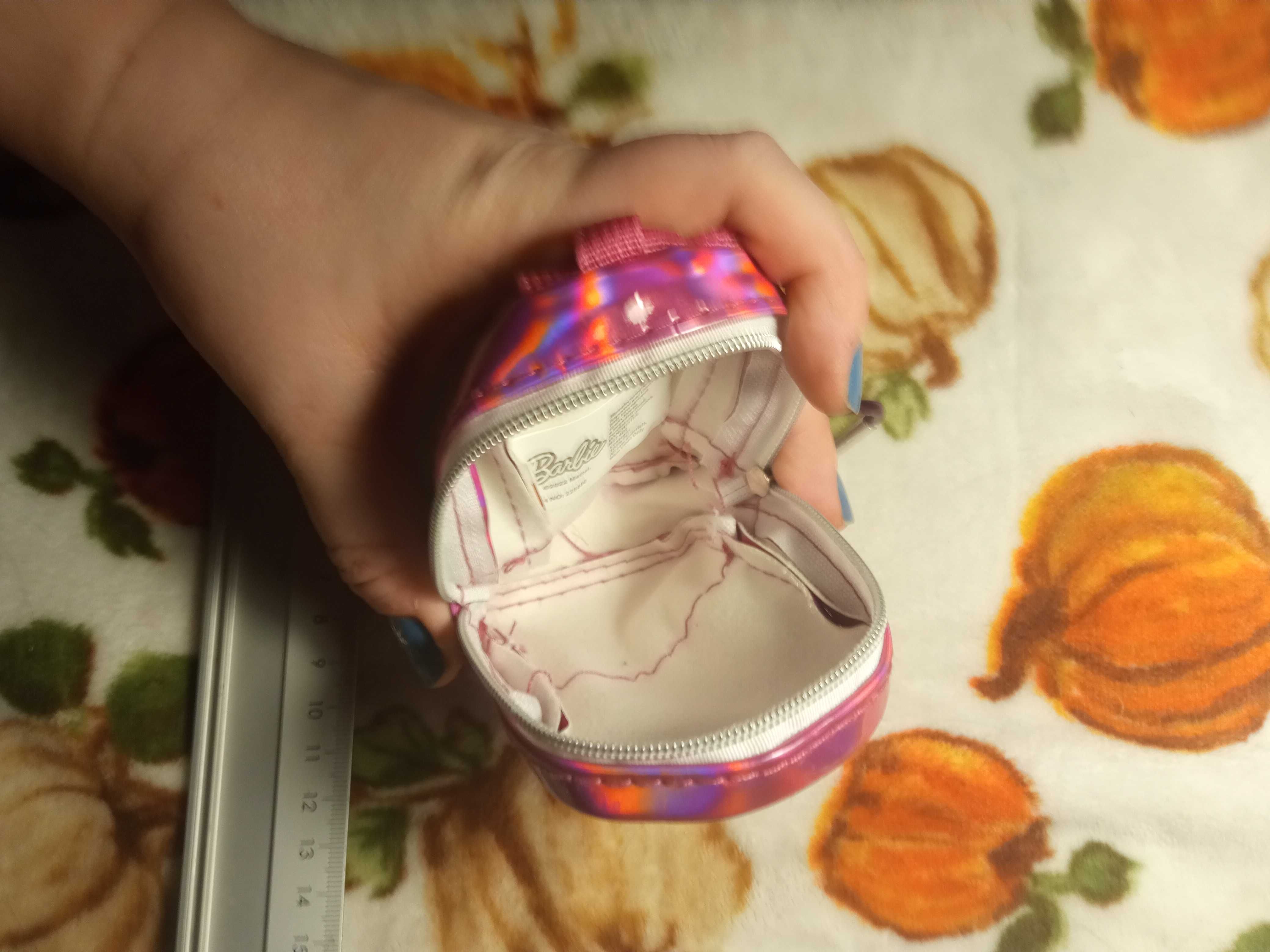 Mini plecak brelok breloczek barbie różowy
