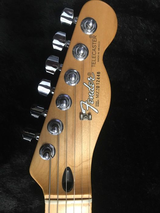 Fender Standard Telecaster MN WPG Black SS czarny Case Made in Mexico