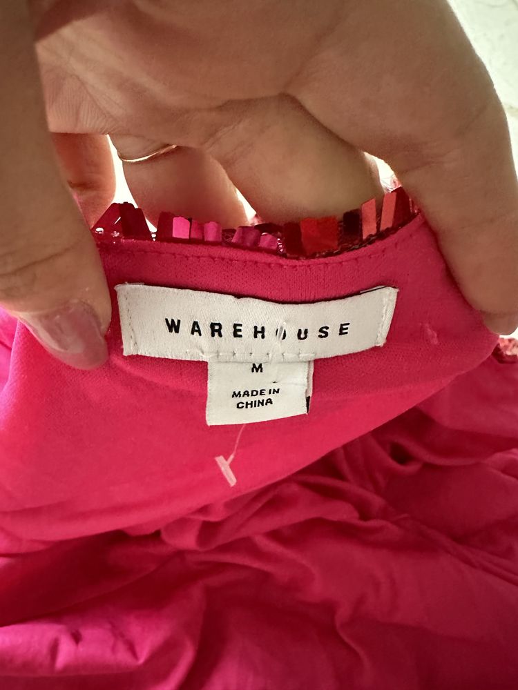 Sukienka cekinowa warehouse rozmiar M Andrzejki wesele