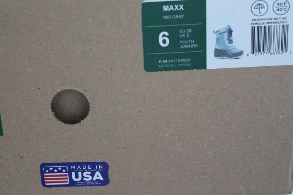 Оригінал Kamik Girl's Maxx  6 Big Kid-usa-устілька-24 см