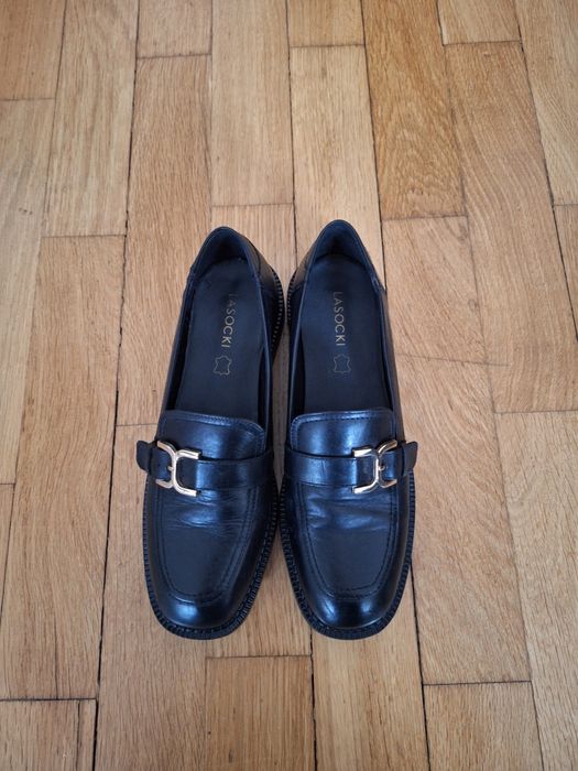 Czarne loafersy Lasocki roz. 39
