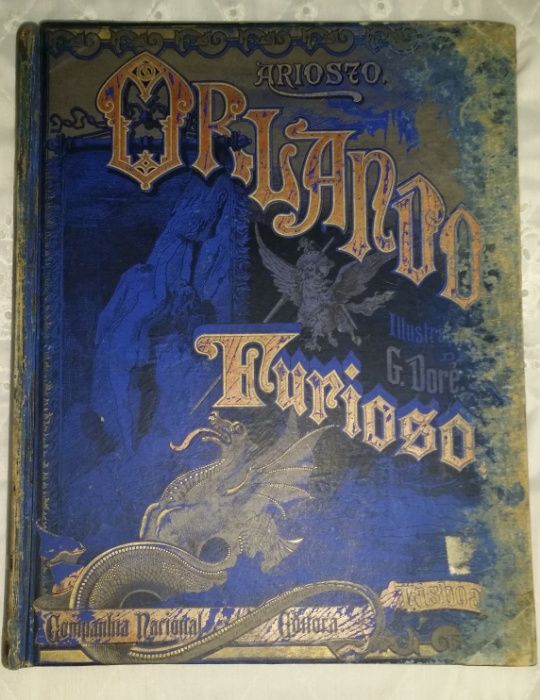 Livro Antigo Orlando Furioso 1895 Companhia Nacional Editora