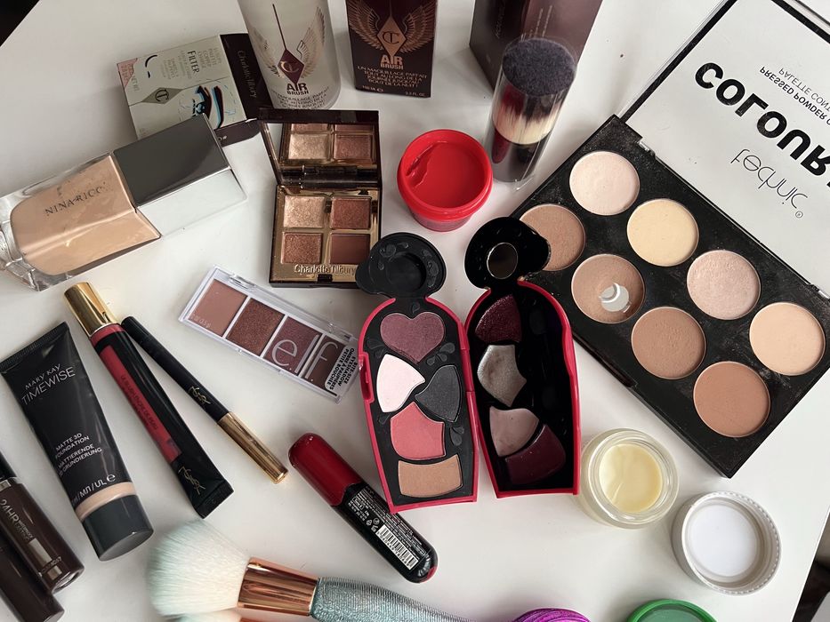 Лот косметики Lancome, Rhode, Charlotte Tilbury, Clarins, Denona