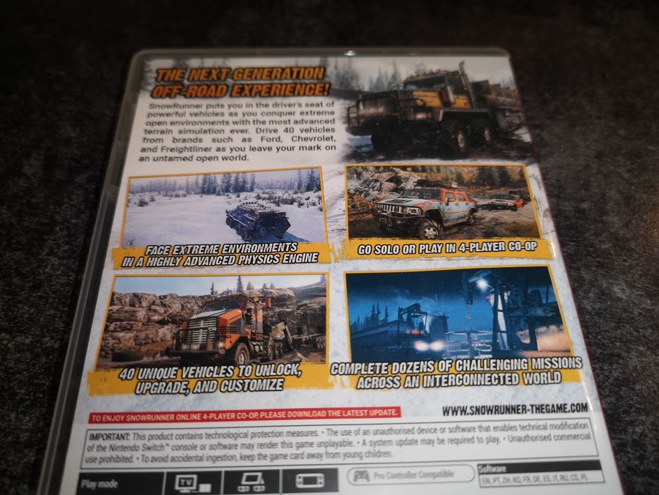 Snow Runner SWITCH Nintendo gra PL (możliwość wymiany) sklep Ursus