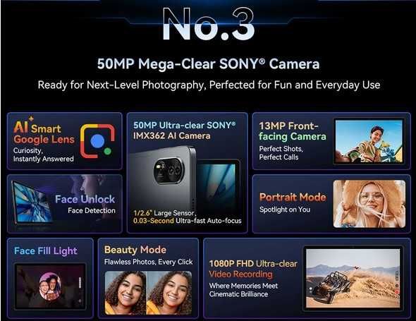 Планш Blackview Mega 8, 13'' FHD 90Hz 12/512 LTE 11000mA, 50Mp