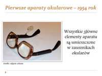 starodawny rosyjski lub duński aparat słuchowy w okularach