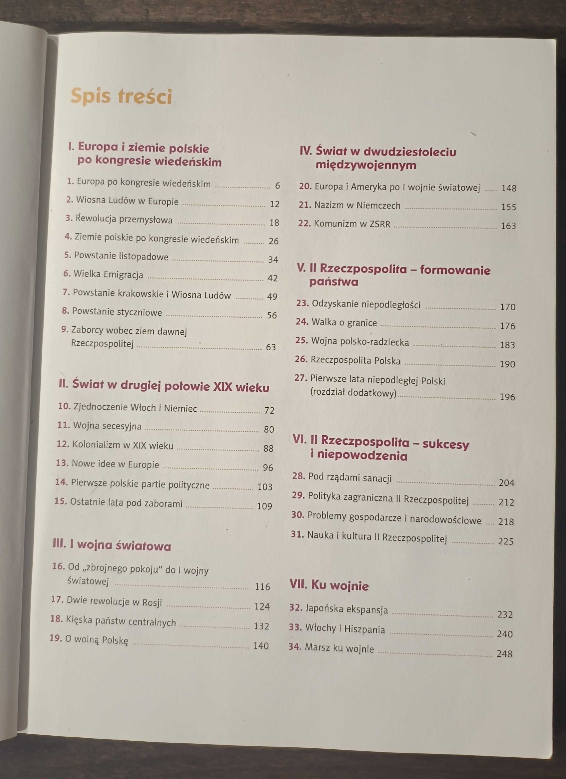 Podręcznik do historii dla klasy 7 (gwo)
