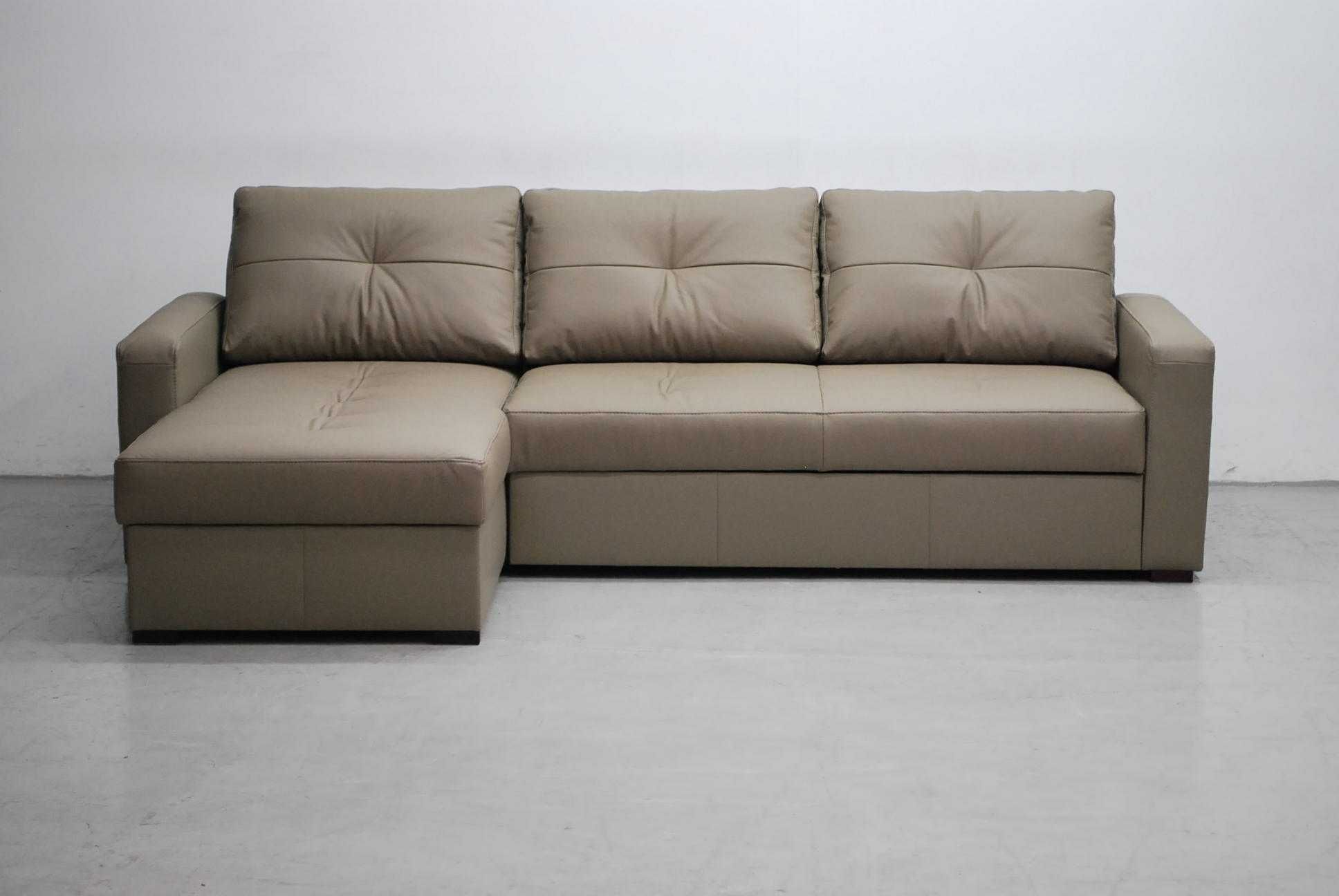 SKÓRA NATURALNA NAROŻNIK spanie pojemnik 4119 kanapa, sofa rogówka