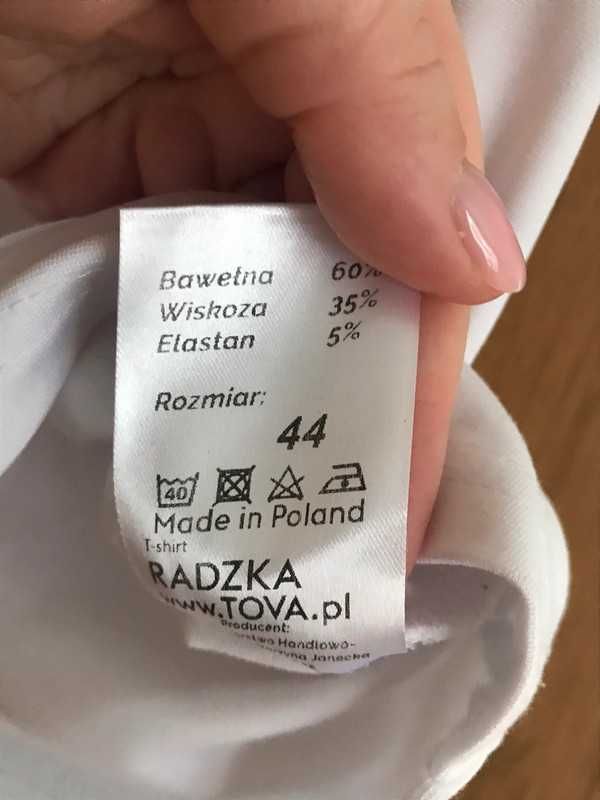 T-shirt Tova biały 44