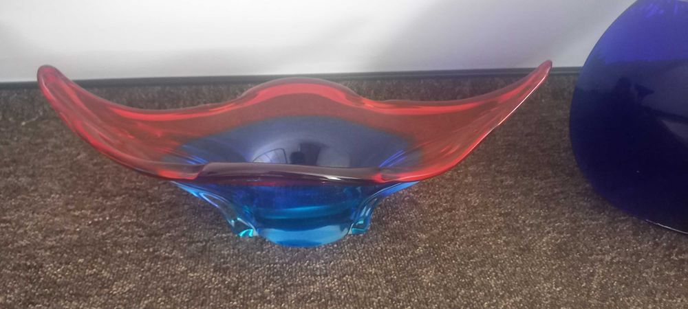 Patera/miska czerwono - niebieska