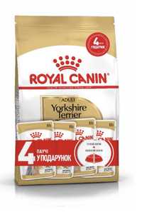 АКЦИЯ! Royal canin Yorkshire Terrier 1,5кг+4 пауча в Подарок!