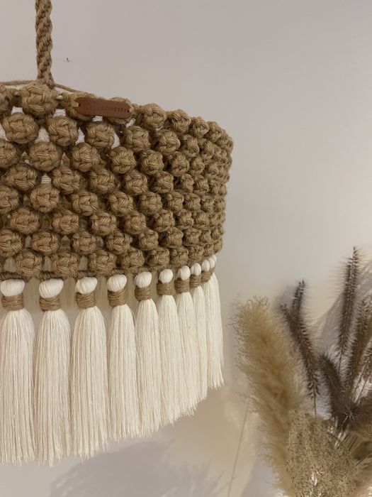 Lampa sufitowa boho/japandi