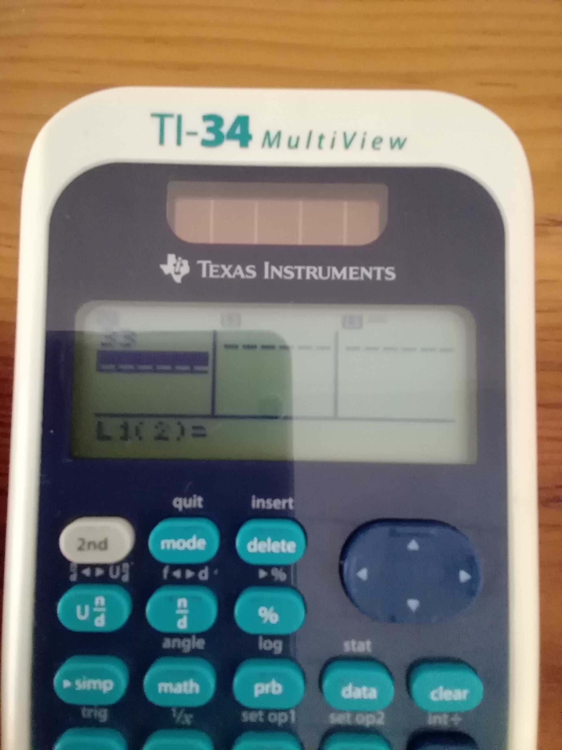 Calculadora Escolar Texas Instruments TI-34 Multiview - Energia Solar