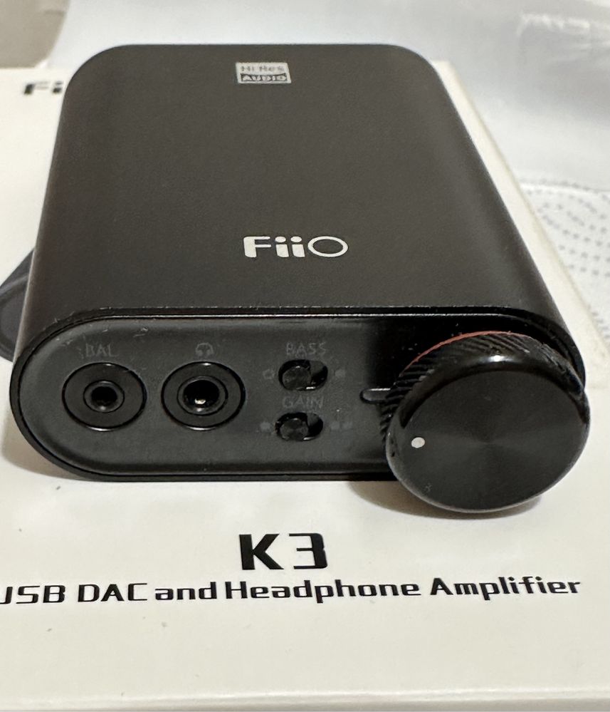FiiO K3  USB DAC. Headphone Amplifier