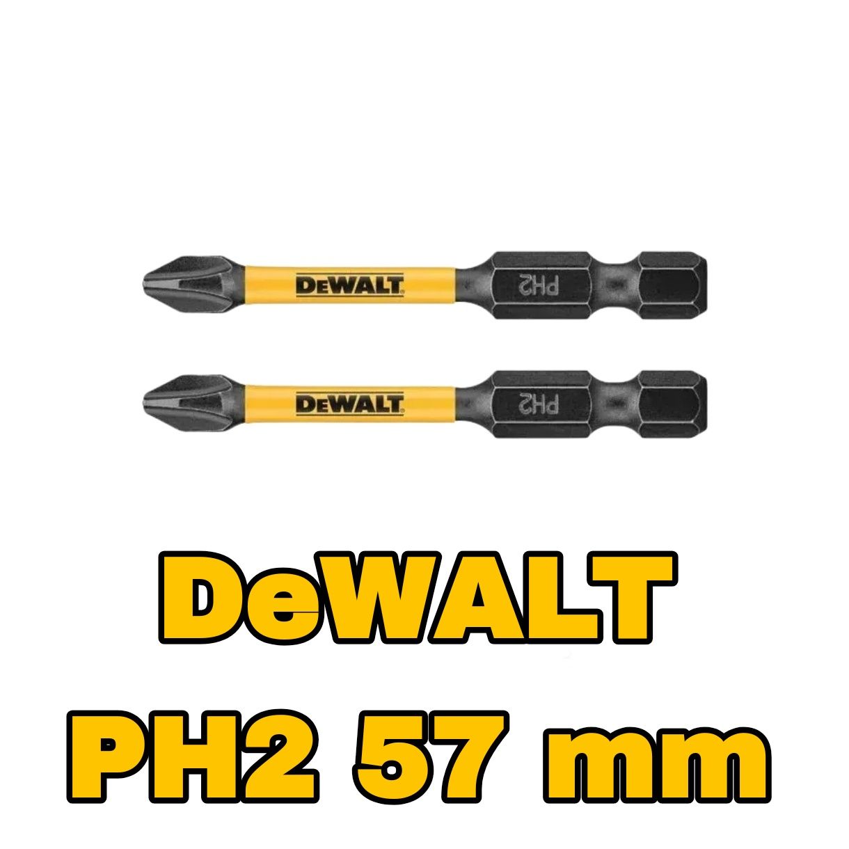 Біти DeWALT PH2 57 mm