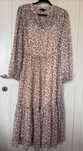 Vestido comprido floral C&A 40