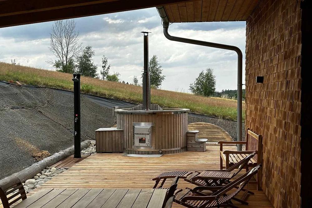 Sylwester w górach – domek z sauną i jacuzzi przy Jeleniej Górze, 14os