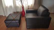 Fotel biurowy ITALSOFA mod. 145 z grubej skóry naturalnej heavy duty