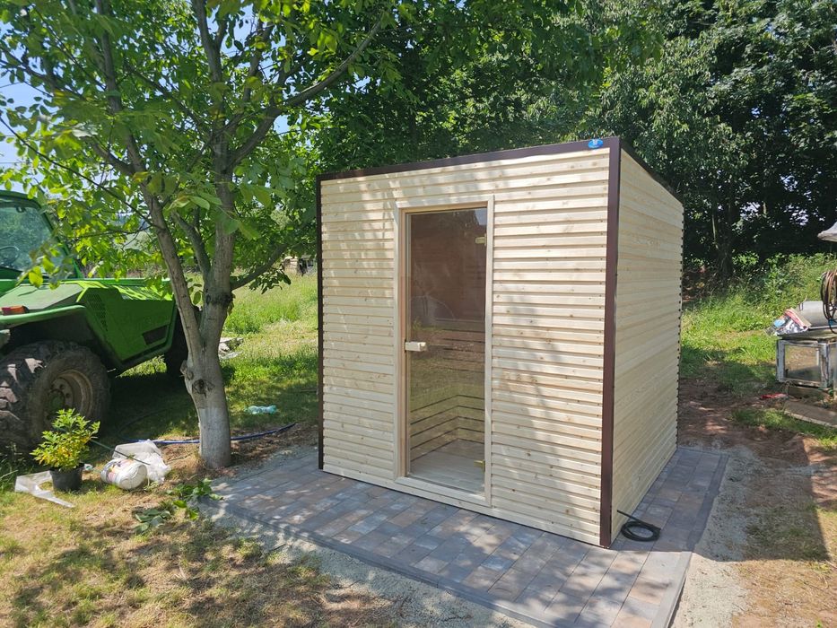 Zewnętrzna Sauna fińska model Kopenhaga 2