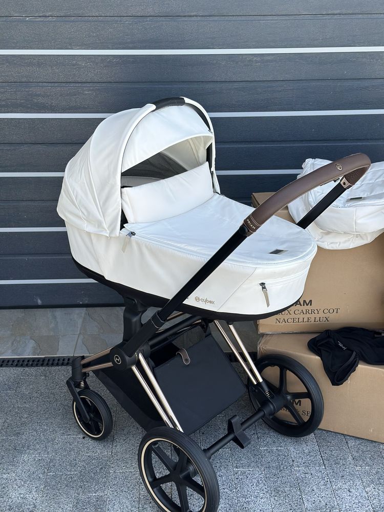 Cybex priam 4.0 Off White , Cozy beige