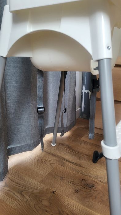 Krzesełko do karmienia ikea z podnóżkiem