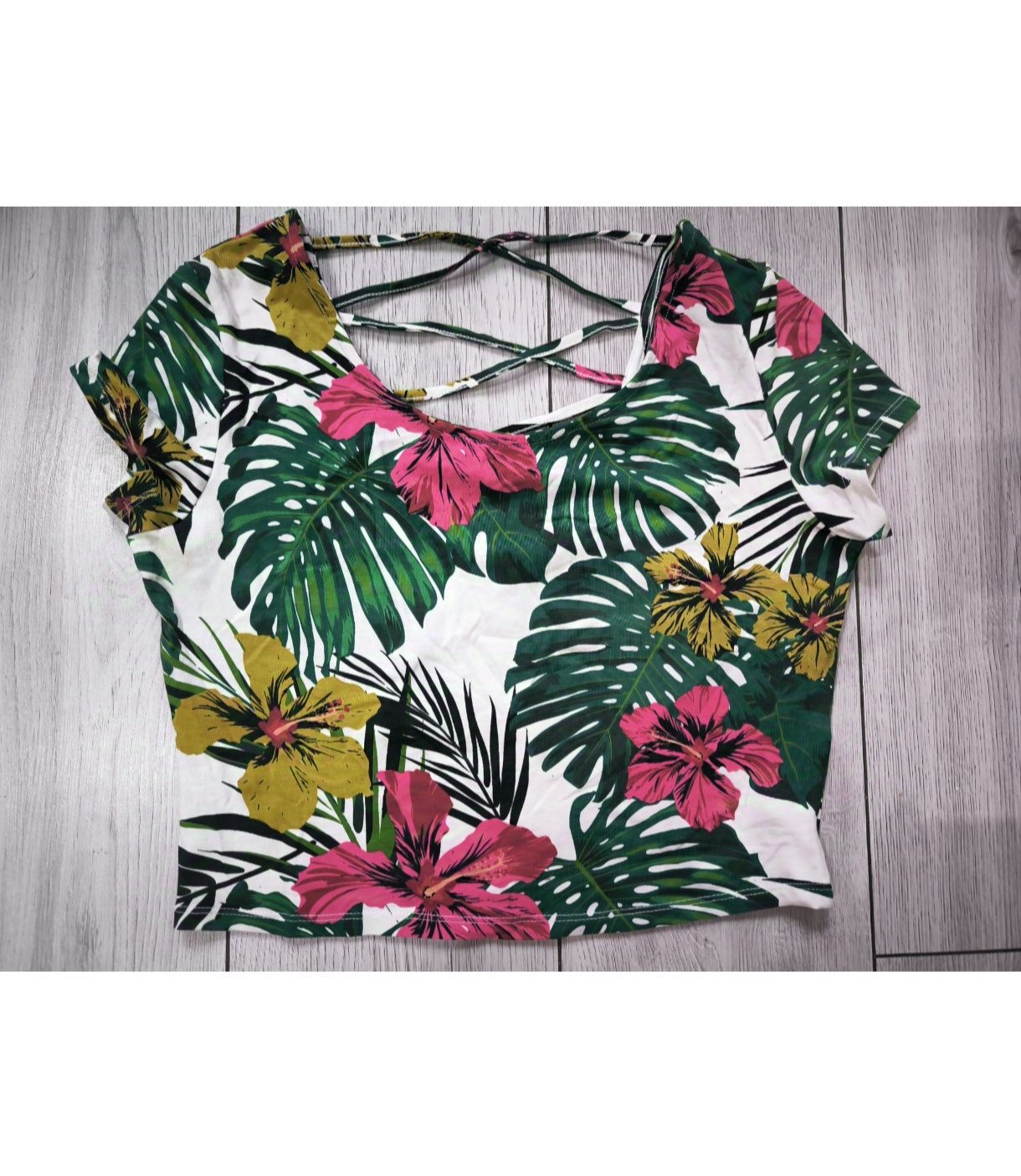 Bluzka koszulka crop top M/L