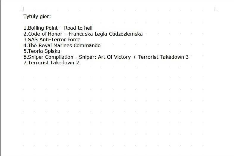Gra na PC – 7 sztuk, FPP, FPS