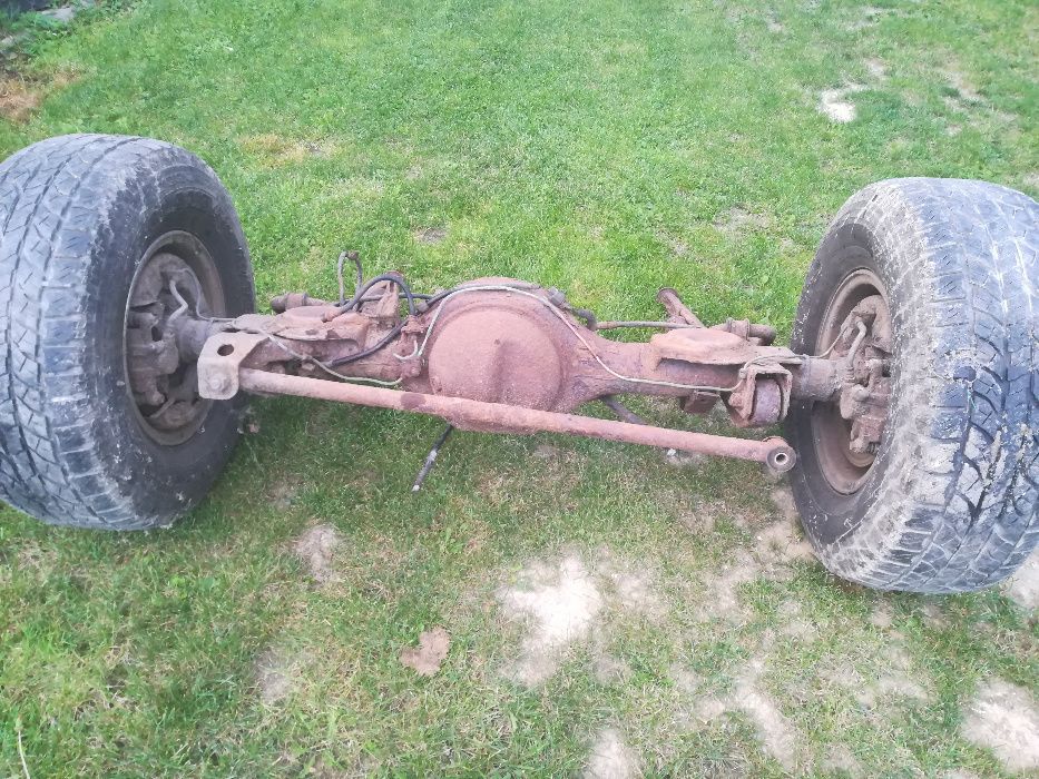 Pajero II mosty kpl przód i tył z blokadą mechaniczną przełożenie 4.9