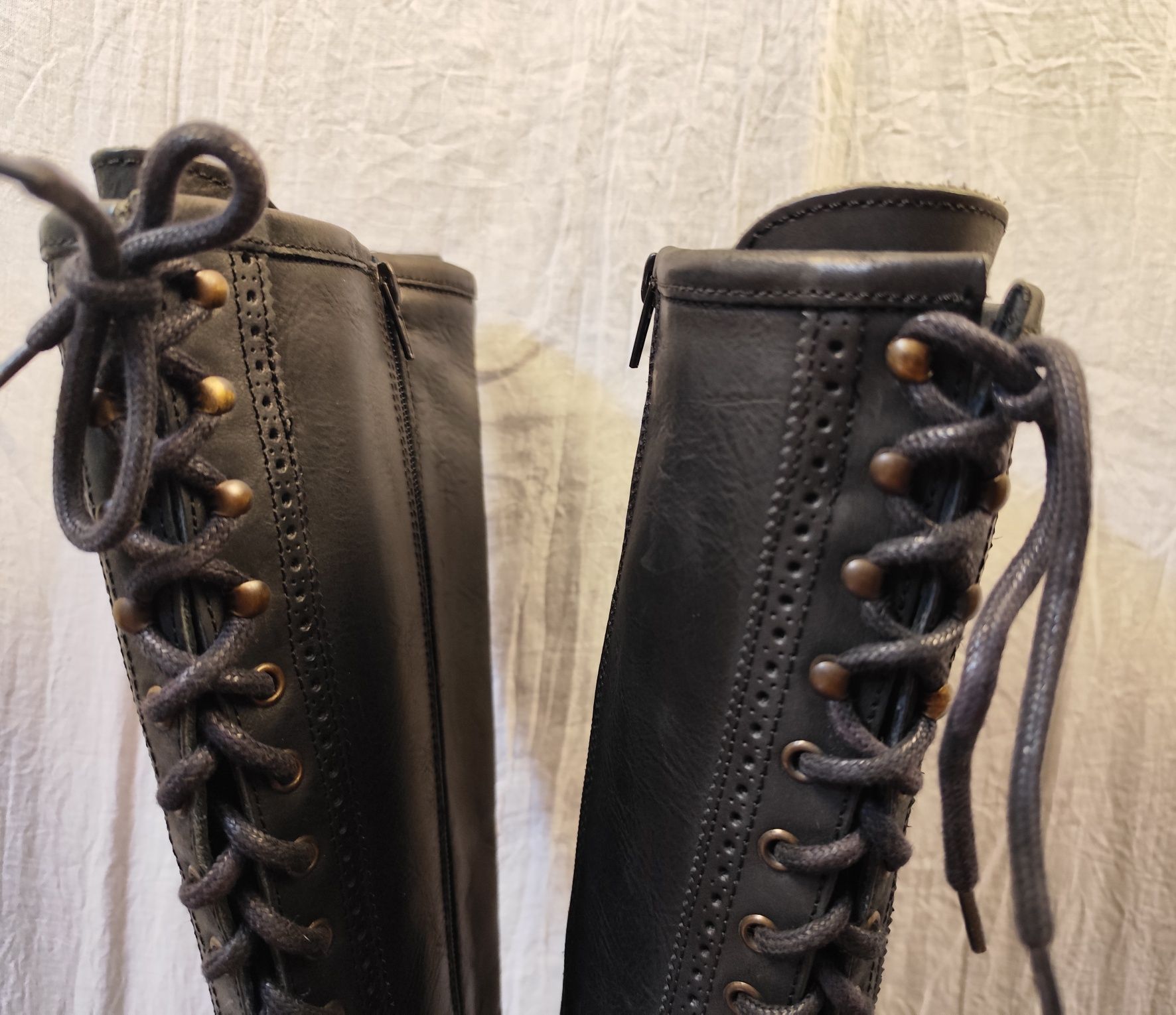 Botas Pele estilo Retro