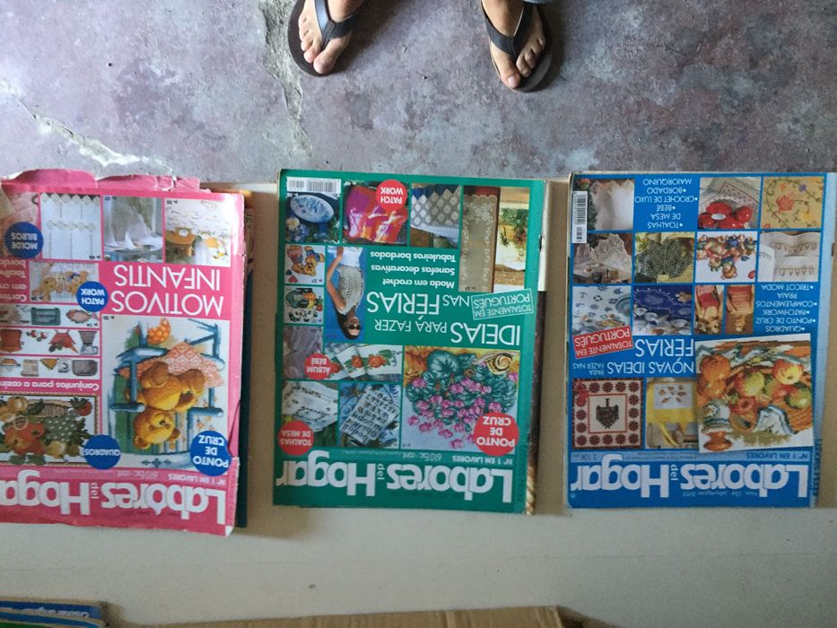 Ponto cruz / Revistas