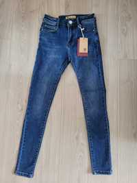 Spodnie jeansowe rurki, slimy push up, 26 XS, 34
